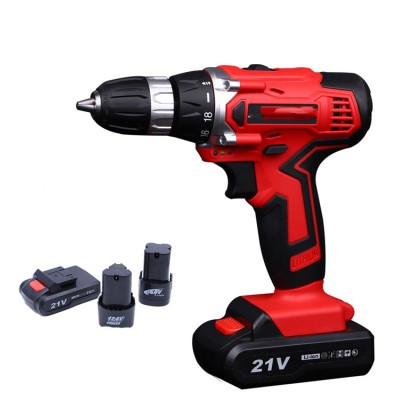 2020 factory household rechargeable electric hand hammer battery cordless screwdriver drilling drills bits machine set kit tools